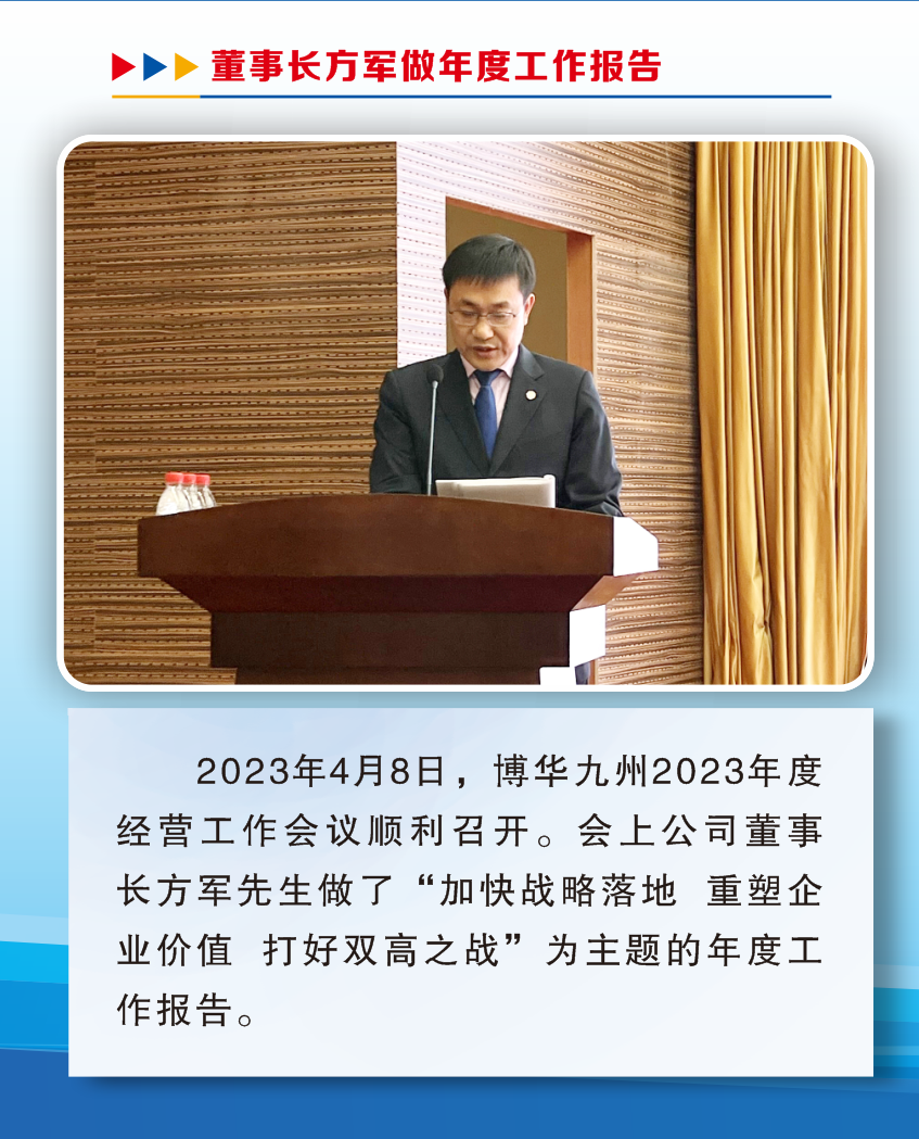 博華、九州2023年度經(jīng)營工作會議順利召開